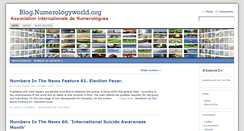 Desktop Screenshot of blog.numerologyworld.org